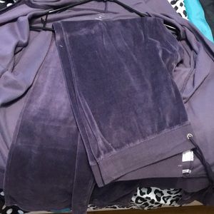 Velour sweat pants